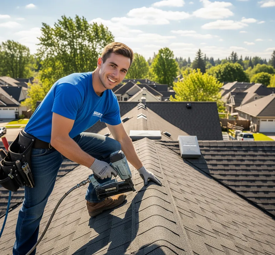 Complete roofing services with careful attention to detail